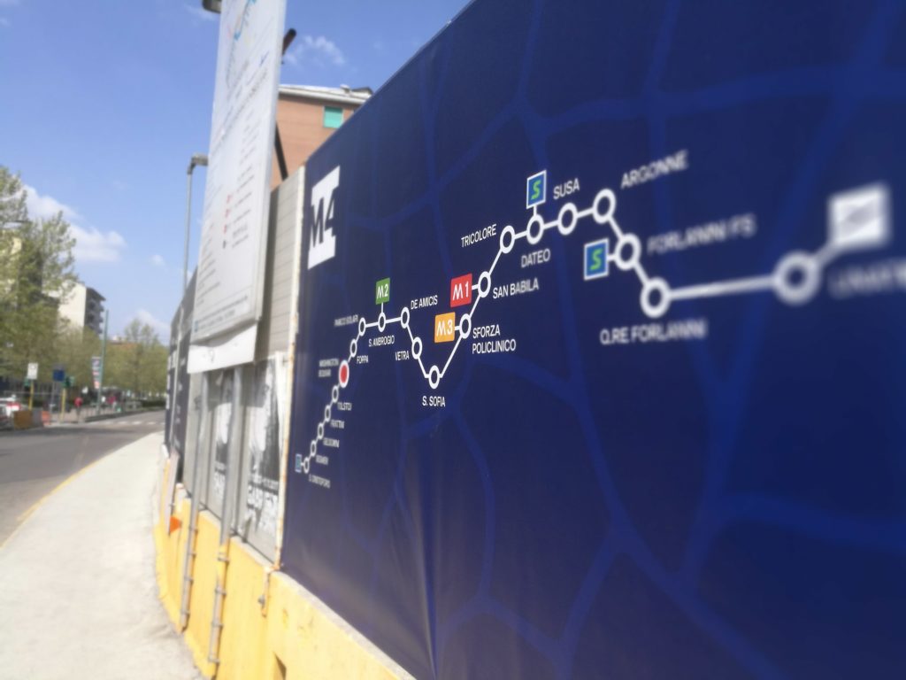 Linea metropolitana M4 Milano